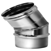 Отвод одностенный 30° (AISI-321/0,5мм) d-180 (Вулкан)