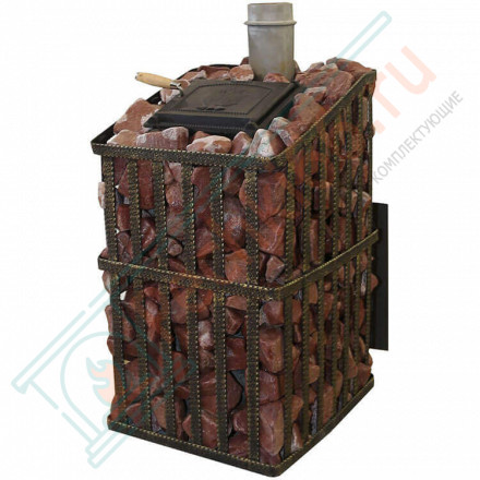 Чугунная печь для бани Гефест GFS-ЗК 40 (П2) Ураган (ТехноЛит)