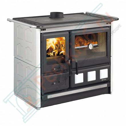 Печь с варочной поверхностью Rosa Maiolica XXL, цвет белый (La Nordica)